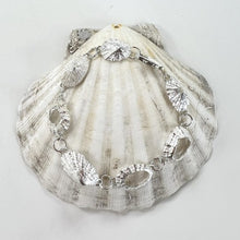 Load image into Gallery viewer, Cornish coast silver limpet bracelet