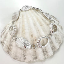 Load image into Gallery viewer, Cornish coast silver limpet bracelet