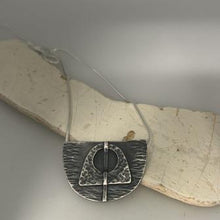 Load image into Gallery viewer, Element neck piece oxidised silver