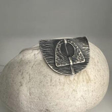 Load image into Gallery viewer, Element neck piece oxidised silver