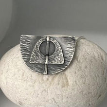 Load image into Gallery viewer, Element neck piece oxidised silver