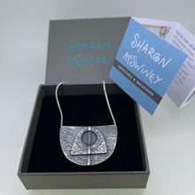 Load image into Gallery viewer, Element neck piece oxidised silver