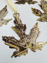 Load image into Gallery viewer, Small Brass acer leaf decoration