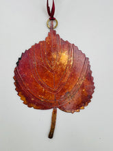 Load image into Gallery viewer, Lime leaf decoration in copper