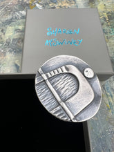 Load image into Gallery viewer, Crest ring oxidised silver