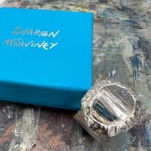 Load image into Gallery viewer, Large Marazion adjustable silver limpet shell ring