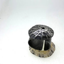 Load image into Gallery viewer, Sennen Cove adjustable limpet shell oxidised ring