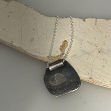 Load image into Gallery viewer, Void pendant oxidised silver