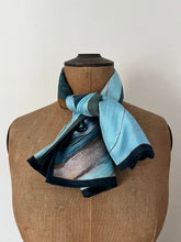 Load image into Gallery viewer, ‘Aqua Flow’ silk scarf