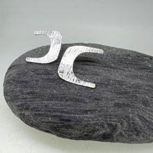 Load image into Gallery viewer, Cut out sterling silver stud earrings