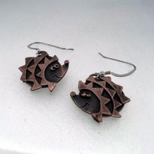 Load image into Gallery viewer, Hedgehog earrings