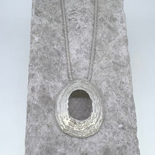 Load image into Gallery viewer, Extra large St Ives sterling silver limpet pendant necklace