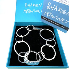 Load image into Gallery viewer, Loopy Marazion limpet bracelet sterling silver