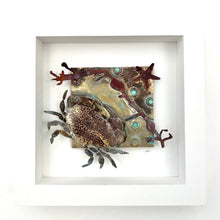 Load image into Gallery viewer, Brass crab metalwork picture
