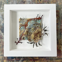 Load image into Gallery viewer, Brass crab metalwork picture