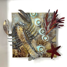 Load image into Gallery viewer, Lobster metalwork picture