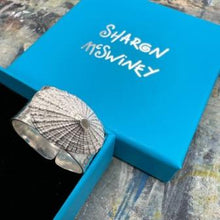 Load image into Gallery viewer, Porthmeor silver adjustable keyhole limpet shell ring