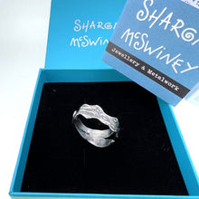 Load image into Gallery viewer, Seaweed sterling silver ring no1