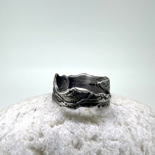Load image into Gallery viewer, Seaweed sterling silver ring no1