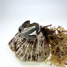 Load image into Gallery viewer, Seaweed sterling silver ring no2