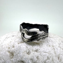 Load image into Gallery viewer, Seaweed sterling silver ring no3