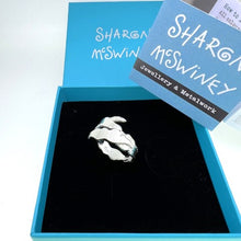 Load image into Gallery viewer, Seaweed sterling silver ring no5