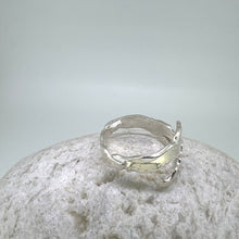 Load image into Gallery viewer, Seaweed sterling silver ring no5