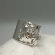 Load image into Gallery viewer, sterling silver barnacle handmade ring by Sharon McSwiney