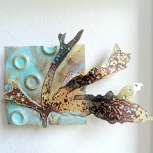 Load image into Gallery viewer, Handmade brass seaweed piece by Sharon McSwiney