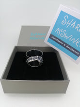 Load image into Gallery viewer, Godrevy limpet shell ring handmade by Sharon McSwiney in a gift box