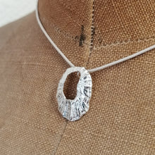 Load image into Gallery viewer, Marazion limpet shell necklace in sterling silver handmade by Sharon McSwiney