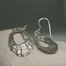 Load image into Gallery viewer, Silver Marazion limpet shell earrings handmade by Sharon McSwiney