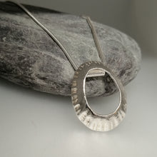 Load image into Gallery viewer, Extra large Marazion limpet shell pendant necklace handmade by Sharon McSwiney