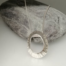 Load image into Gallery viewer, Extra large Marazion limpet shell pendant necklace handmade by Sharon McSwiney