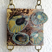 Load image into Gallery viewer, Mini metalwork wall panel detail with etched limpet designs by Sharon McSwiney