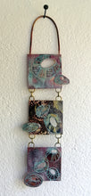 Load image into Gallery viewer, Mini metalwork wall panel with etched limpet designs by Sharon McSwiney