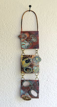 Load image into Gallery viewer, Mini metalwork wall panel with etched limpet designs by Sharon McSwiney