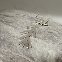 Load image into Gallery viewer, seaweed frond necklace sterling silver pendant handmade by Sharon McSwiney St Ives
