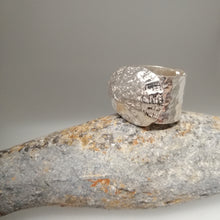 Load image into Gallery viewer, Sennen Cove limpet adjustable ring in sterling silver handmade by Sharon McSwiney
