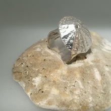 Load image into Gallery viewer, Sennen Cove adjustable ring in sterling silver handmade by Sharon McSwiney