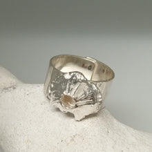 Load image into Gallery viewer, Handmade sterling silver barnacle ring by Sharon McSwiney, St Ives