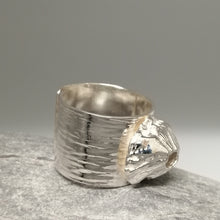 Load image into Gallery viewer, sterling silver barnacle handmade ring by Sharon McSwiney