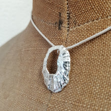 Load image into Gallery viewer, Marazion limpet shell necklace in sterling silver handmade by Sharon McSwiney