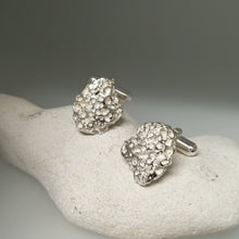 Load image into Gallery viewer, Porthmeor Beach Sterling silver Cuff links by Sharon McSwiney in St Ives
