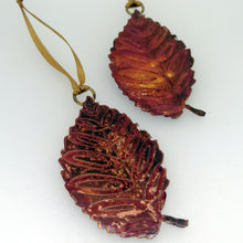 Load image into Gallery viewer, Beech leaf decoration in copper handmade by Sharon McSwiney