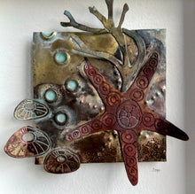 Load image into Gallery viewer, Copper starfish picture
