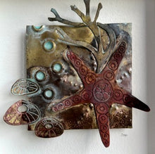 Load image into Gallery viewer, Copper starfish picture