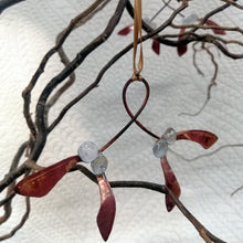 Load image into Gallery viewer, Mistletoe copper metalwork decoration