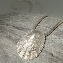 Load image into Gallery viewer, Porthminster beach sterling silver limpet shell necklace handmade by Sharon McSwiney
