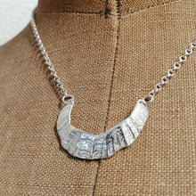Load image into Gallery viewer, sterling silver limpet fragment necklace from St Ives handmade by Sharon McSwiney
